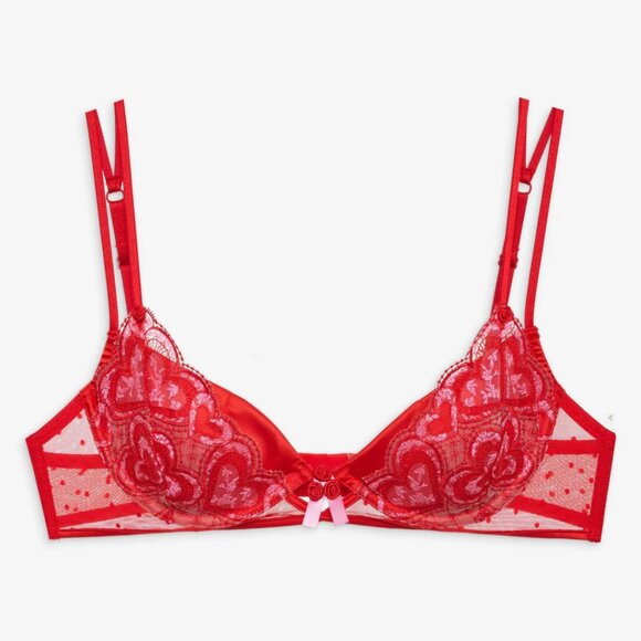 New! For Love And Lemons Heartbeat Underwire Bra Size 34DD 51131